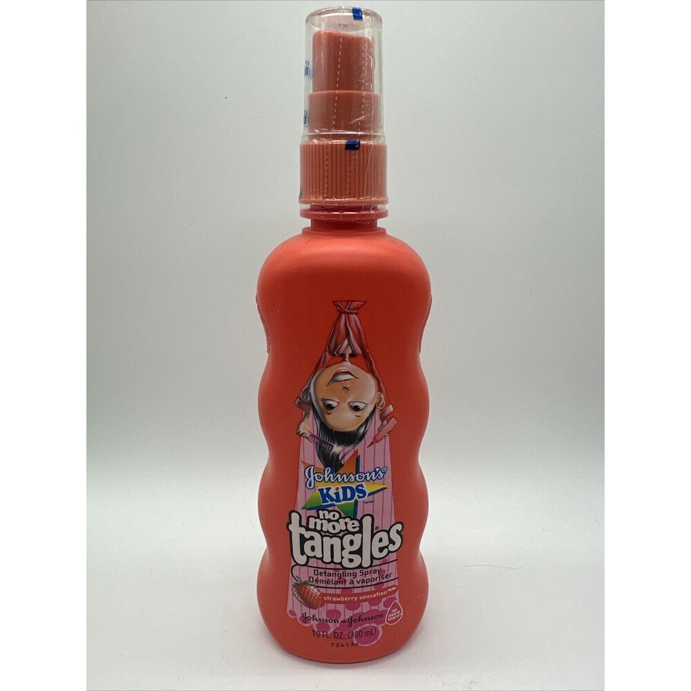 Johnson's Kids NO MORE TANGLES Spray STRAWBERRY SENSATION 10oz DISCONTINUED
